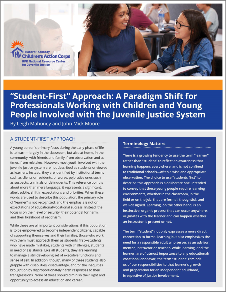 Education | National Resource Center for the Transformation of Youth ...